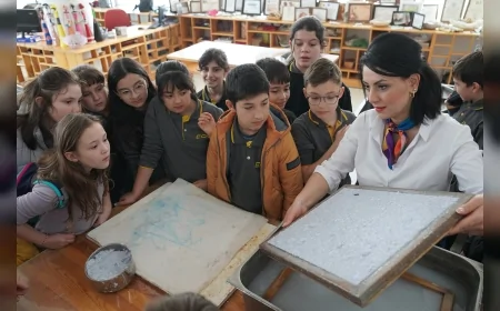 Tepebaşı Belediyesi Geri Dönüşüm Atölyesinde 90 Ortaokul Öğrencisi Atık Kağıdın Yolculuğunu Yerinde Gördü