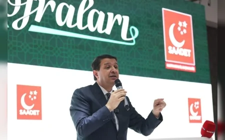 SAADET PARTİSİ GENEL BAŞKANI MAHMUT ARIKAN: “TÜRKİYE SAVAŞIN İÇERİSİNE ÇEKİLMEK İSTENİYOR”