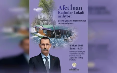 Etimesgut Belediyesi Afet İnan Kadınlar Lokali’ni 8 Mart Dünya Emekçi Kadınlar Günü’nde Hizmete Açıyor