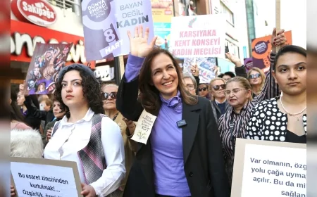 KARŞIYAKA BELEDİYE BAŞKANI YILDIZ ÜNSAL: “EŞİT, ADİL VE ÖZGÜR BİR GELECEK İÇİN OMUZ OMUZA VERECEĞİZ”