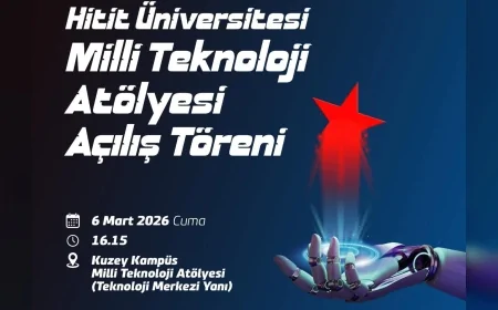 ÇORUM HİTİT ÜNİVERSİTESİ’NDE MİLLİ TEKNOLOJİ ATÖLYESİ AÇILIYOR SANAYİ VE TEKNOLOJİ BAKAN YARDIMCISI ZEKERİYA ÇOŞTU KATILACAK