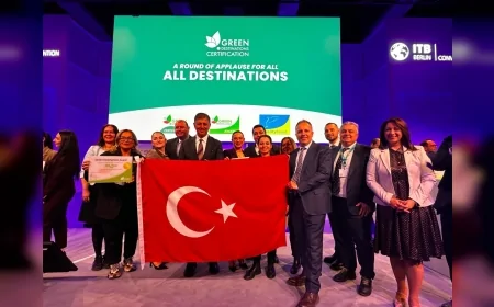 Çeşme Belediyesi sürdürülebilir turizm çalışmalarıyla uluslararası Altın Ödül kazandı