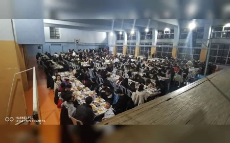 ÇORUM FATİH ANADOLU LİSESİ’NDE 400 KİŞİLİK İFTAR BULUŞMASI DÜZENLENDİ