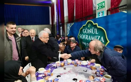 ORDU BÜYÜKŞEHİR BELEDİYE BAŞKANI DR. MEHMET HİLMİ GÜLER ÜNYE’DE İFTAR SOFRASINDA VATANDAŞLARLA BULUŞTU