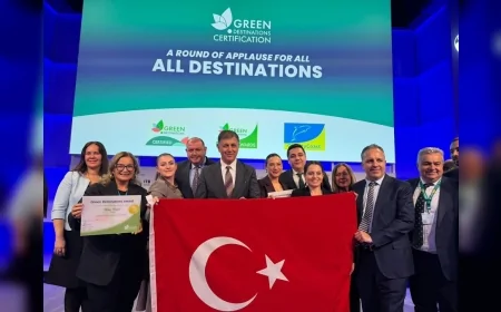 Menderes Belediyesi Sürdürülebilir Turizm Alanındaki Çalışmalarıyla Green Destinations Gümüş Ödülüne Layık Görüldü!