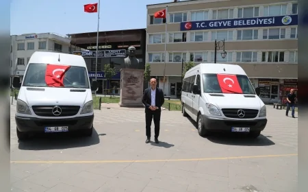 Geyve Belediyesi araç filosunu büyüttü: Son 1,5 yılda yaklaşık 18 milyon TL’lik yeni araç hizmete alındı