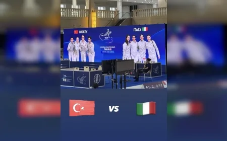 Manisalı Milli Eskrimci Berra Kürek U-17 Kadın Kılıç Takımıyla Avrupa İkinciliği Elde Etti