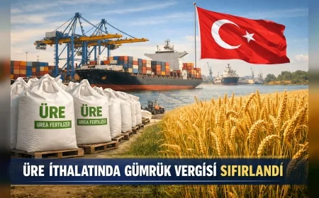Ticaret Bakanlığı Gübre Üretiminin Ana Hammaddesi Üre İthalatında Gümrük Vergisini Sıfırladı