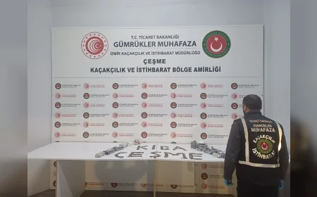 İzmir Çeşme Limanı’nda Tarihi Eser Kaçakçılığı Engellendi 7 Bin 550 Sikke ve Figür Ele Geçirildi