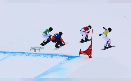 Palandöken Kayak Merkezi’nde FIS SBX Snowboard Cross Dünya Kupası Heyecanı Başladı
