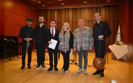 Ege Üniversitesi Devlet Türk Musikisi Konservatuvarında Klasik Türk Musikisi Dinletisi Sanatseverlerle Buluştu