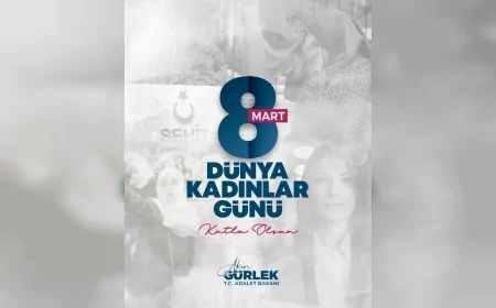 ADALET BAKANI AKIN GÜRLEK: “KADINLARA YÖNELİK HER TÜRLÜ AYRIMCILIĞI VE ÖTEKİLEŞTİRMEYİ REDDEDİYORUZ”