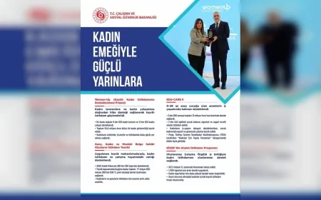 Çalışma ve Sosyal Güvenlik Bakanlığı Kadın İstihdamını Güçlendiren Destek ve Teşvik Programlarını Açıkladı
