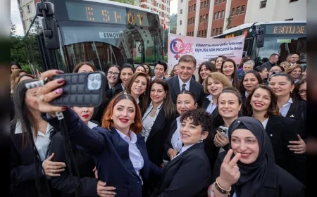 İzmir’de ESHOT direksiyonunda kadınların sayısı artıyor kadın şoförler azimleriyle ilham veriyor