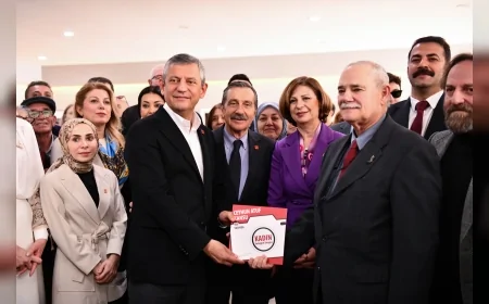 CHP Genel Başkanı Özgür Özel Tepebaşı’nda Açılan 8 Mart Sergisine Katıldı