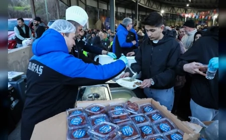 Bursa Büyükşehir Belediyesi’nin İlçe İftar Programlarının Son Durağı Yıldırım Oldu
