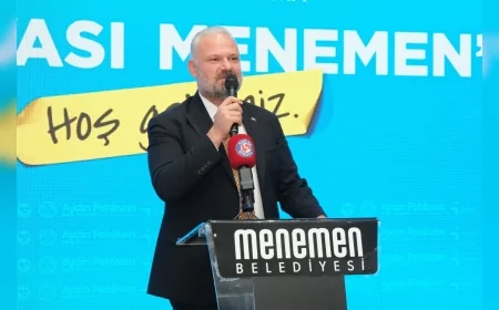 MENEMEN BELEDİYE BAŞKANI AYDIN PEHLİVAN: “2026’DA 10 BİN KİŞİYE DAHA İŞ SAĞLAYARAK TOPLAM İSTİHDAMI 35 BİNE ÇIKARACAĞIZ”