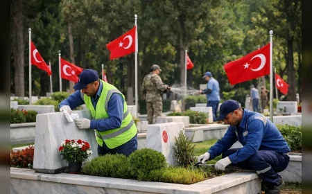 Aile ve Sosyal Hizmetler Bakanlığı Ramazan Bayramı Öncesi 81 İlde Şehitliklerde Bakım ve Temizlik Seferberliği Başlattı