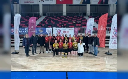 Çorum’da 8 Mart Dünya Kadınlar Günü Voleybol Turnuvası Büyük Coşkuyla Sona Erdi