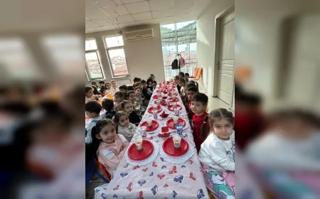 PURSAKLAR’DA NEZAKET OKULU ÖĞRENCİLERİ TEKNE ORUCU TUTARAK RAMAZAN’IN MANEVİ ATMOSFERİNİ DENEYİMLEDİ