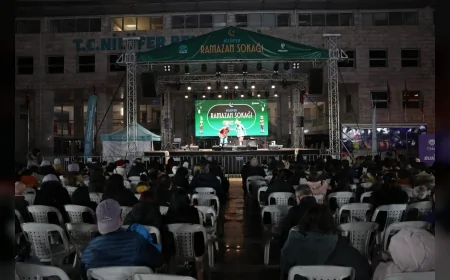 BURSA NİLÜFER’DE RAMAZAN SOKAĞI’NDA KARS KÜLTÜRÜNE ÖZEL GECE YOĞUN İLGİ GÖRDÜ