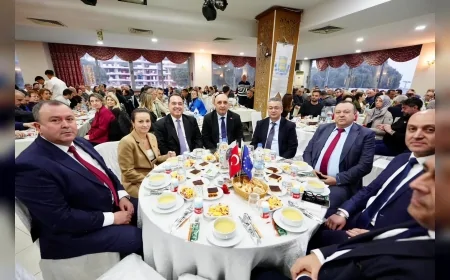 Manisa Büyükşehir Belediye Başkanı Besim Dutlulu Balkan Heyetiyle İftar Sofrasında Buluştu