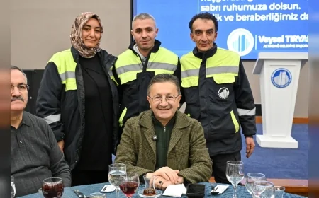 Altındağ Belediye Başkanı Dr. Veysel Tiryaki Belediye Çalışanlarıyla İftar Programında Bir Araya Geldi