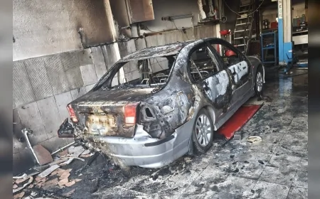 Çorum Küçük Sanayi Sitesi’nde Oto Tamir Atölyesinde Çıkan Yangında 3 Kişi Yaralandı