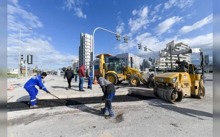 İzmir Büyükşehir Belediyesi Çiğli ve Gaziemir’de Üç Kavşakta Trafiği Rahatlatacak Düzenleme Başlattı