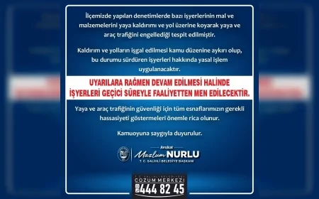 SALİHLİ BELEDİYE BAŞKANI AV. MAZLUM NURLU: “KALDIRIM VE YOL İŞGALLERİNE DEVAM EDEN İŞYERLERİ GEÇİCİ OLARAK FAALİYETTEN MEN EDİLECEK”