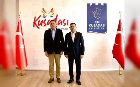 CHP Genel Başkan Yardımcısı Yankı Bağcıoğlu Kuşadası’nda Başkan Ömer Günel’i Ziyaret Etti