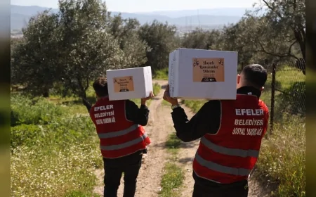 EFELER BELEDİYE BAŞKANI ANIL YETİŞKİN: “KARDEŞ ELİ PROJESİ İLE İHTİYAÇ SAHİBİ AİLELERİN YANINDA OLMAYA DEVAM EDİYORUZ”