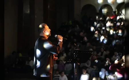 NEVŞEHİR’DE RAMAZAN GECESİNDE İLAHİLER YÜKSELDİ HASAN BAYAR SAHNE ALDI