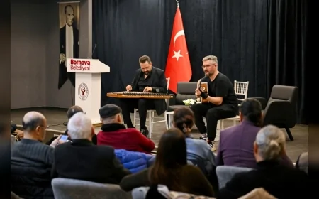 Bornova Belediyesi Kent Söyleşileri’nde Aydın Şimşek Büyük Şairlerin Aşklarını ve Bilinmeyen Hikâyelerini Anlattı