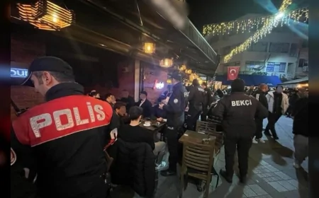 Yalova’da Kafeler Bölgesi’nde Geniş Çaplı Denetim: 23 İşletme Kontrol Edildi, 302 Kişinin GBT’si Sorgulandı