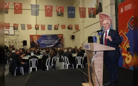 BURSA BÜYÜKŞEHİR BELEDİYE BAŞKANI MUSTAFA BOZBEY: “DAĞ YÖRESİNİN HAMİSİ MUSTAFA BOZBEY’DİR”