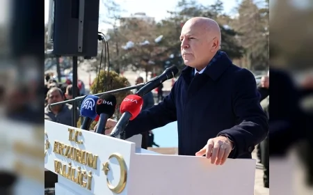 Erzurum’un düşman işgalinden kurtuluşunun 108. yıl dönümü törenlerle kutlandı