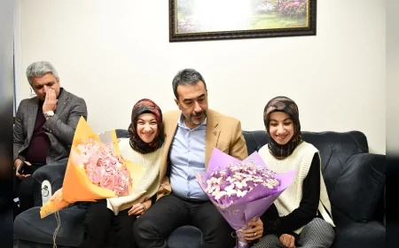 AK PARTİ ANKARA İL BAŞKANI HAKAN HAN ÖZCAN MAMAK’TA ÖZEL GEREKSİNİMLİ TUĞBA VE TUĞÇE KARDEŞLERİN UMRE HAYALİNE DESTEK VERDİ!