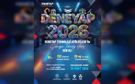 Deneyap Teknoloji Atölyeleri 2026 Öğrenci Seçme Süreci Başvuruları 30 Mart’a Kadar Devam Ediyor