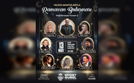 Yalova Belediyesi Ramazan Etkinlikleri Kapsamında Yerel Sanatçıları Aynı Sahnede Buluşturuyor