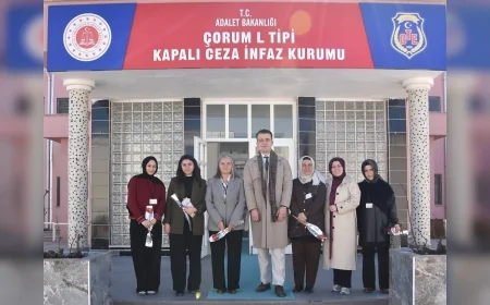 ÇORUM L TİPİ CEZA İNFAZ KURUMU’NDA 8 MART’TA KADIN HÜKÜMLÜLERE YÖNELİK FARKINDALIK PROGRAMI DÜZENLENDİ