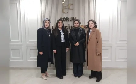 Çorum’da 3. PUDUHEPA Kadın Kültür Festivali Daveti İçin MHP İl Başkanlığına Ziyaret