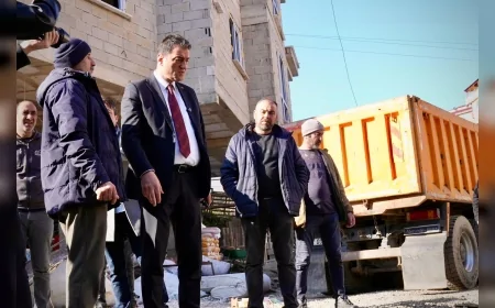 Giresun Belediye Başkanı Fuat Köse İçme Suyu Kuyusu Çalışmalarını Yerinde İnceledi