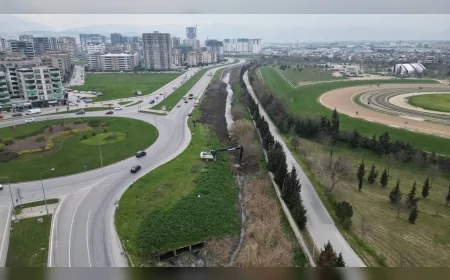 Bursa Büyükşehir Belediyesi BUSKİ Ekipleri Nilüfer’de Ayafatma Deresi’nde Temizlik Çalışması Başlattı