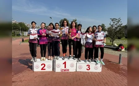 Aliağa Atatürk Ortaokulu Öğrencileri İzmir Oryantiring İl Yarışması’nda Birincilik ve Dereceler Elde Etti