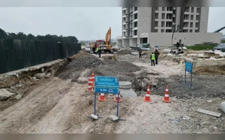 Bursa Büyükşehir Belediyesi Osmangazi Yunuseli’nde Altyapı Hatları İçin Çalışma Başlattı