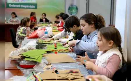 Bursa’da düzenlenen “Bir Günlüğüne Mimar Oluyorum” etkinliğiyle çocuklar mimarlıkla tanıştı