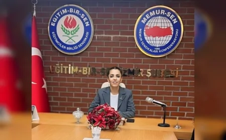 Eğitim-Bir-Sen İzmir 1 Nolu Şube Kadınlar Komisyonu Başkanı Gülüzar Şahin: “Kadın Ailenin Direği, Toplumun Temel Taşıdır; Güçlü Kadın, Güçlü Toplum Demektir”