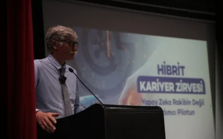 Konak’ta düzenlenen Hibrit Kariyer Zirvesi gençleri teknoloji ve kariyer başlıklarında buluşturdu!