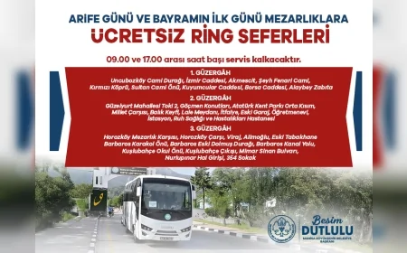 Manisa Büyükşehir Belediye Başkanı Besim Dutlulu: “Bayramda mezarlıklara ulaşım ücretsiz olacak”
